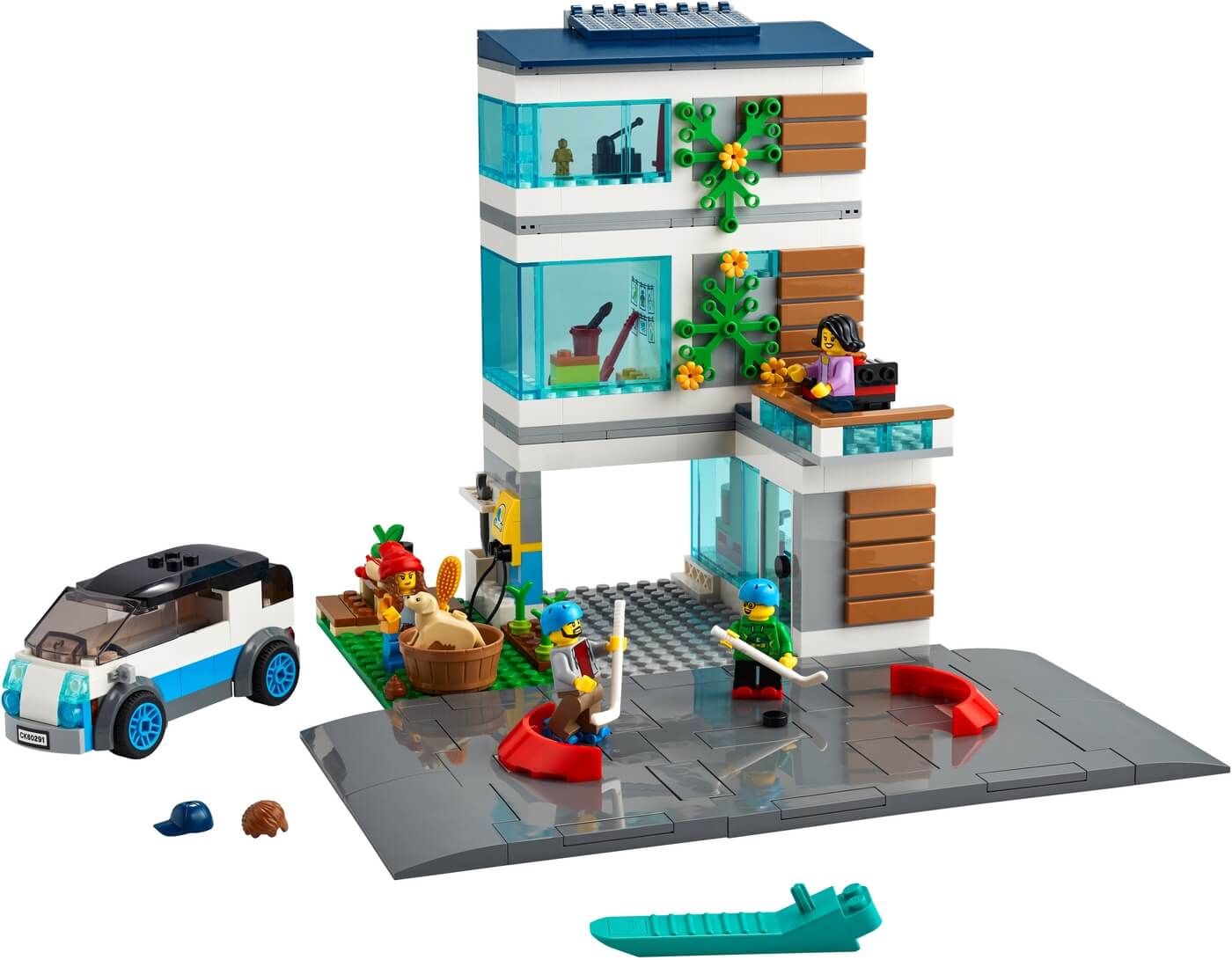 Casa Familiar con bases carretera ( Lego 60291 ) imagen a