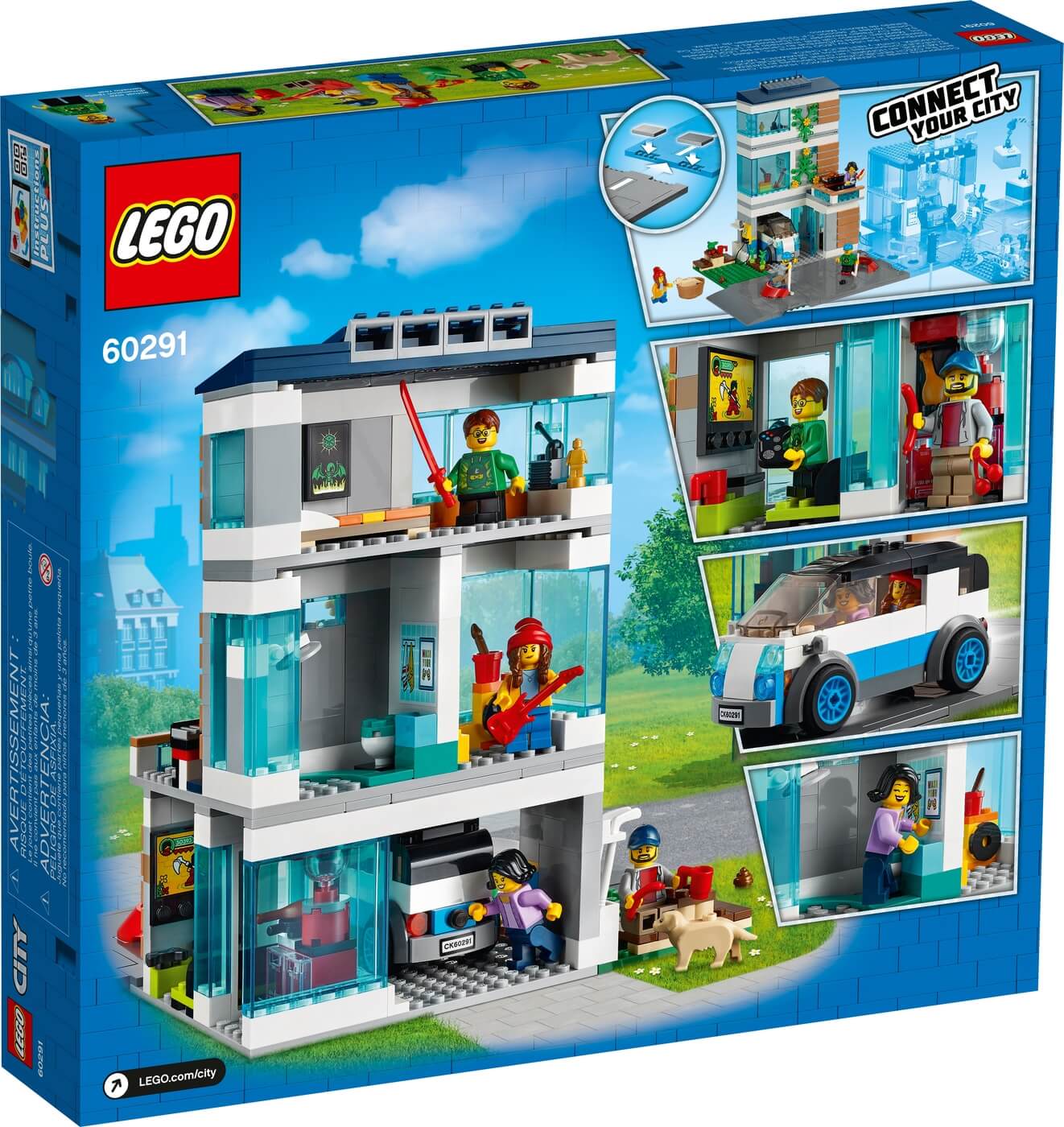 Casa Familiar con bases carretera ( Lego 60291 ) imagen h