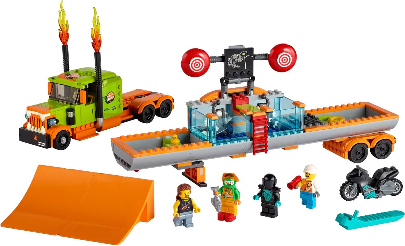 Espectaculo Acrobatico Camion STUNTZ ( Lego 60294 ) imagen a
