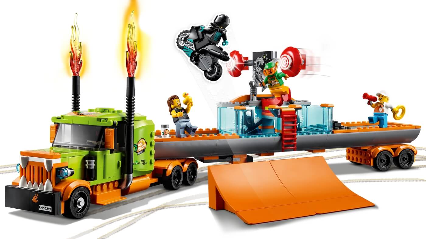 Espectaculo Acrobatico Camion STUNTZ ( Lego 60294 ) imagen b