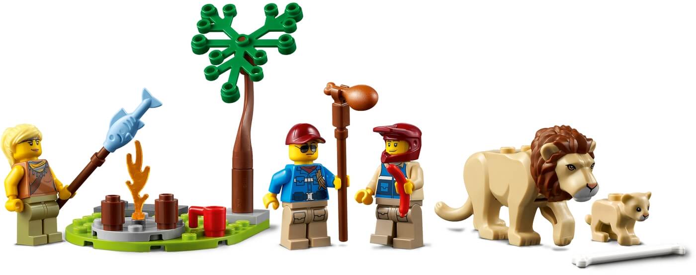 Todoterreno Rescate de la Fauna Salvaje  ( Lego 60301 ) imagen c