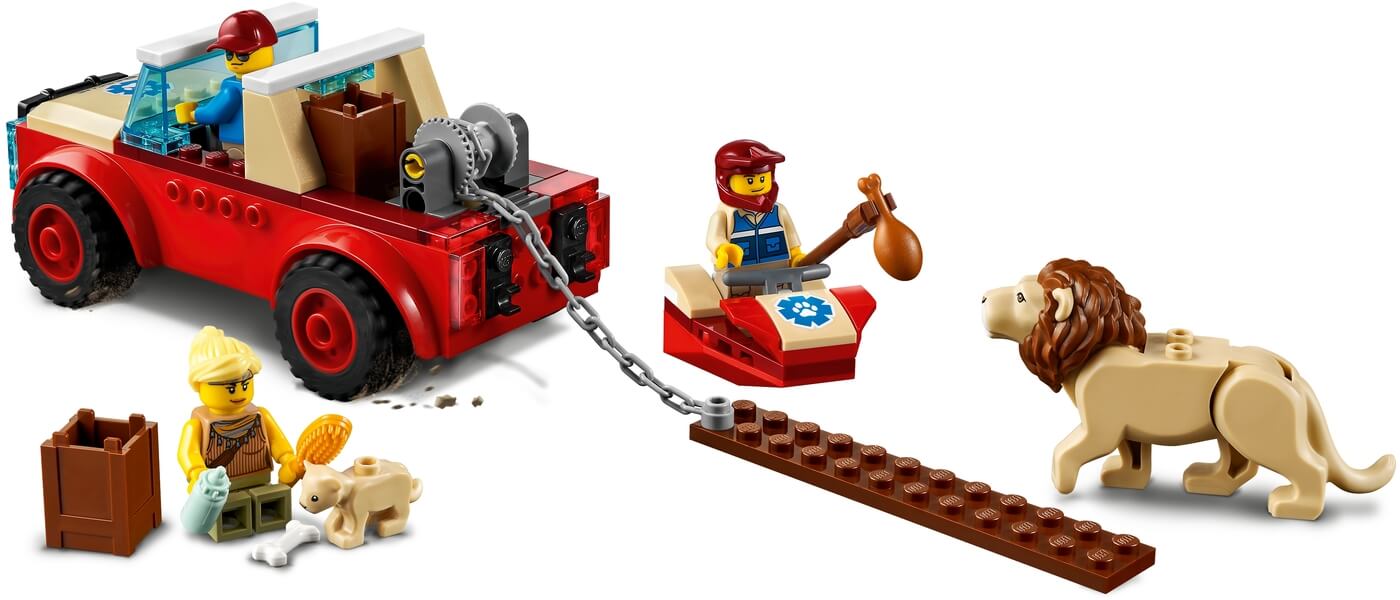 Todoterreno Rescate de la Fauna Salvaje  ( Lego 60301 ) imagen e