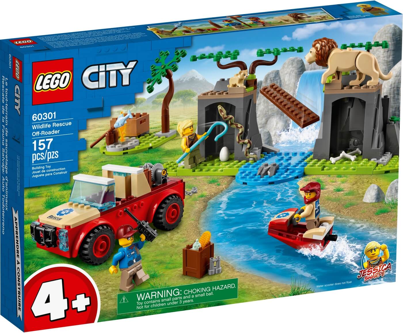 Todoterreno Rescate de la Fauna Salvaje  ( Lego 60301 ) imagen i