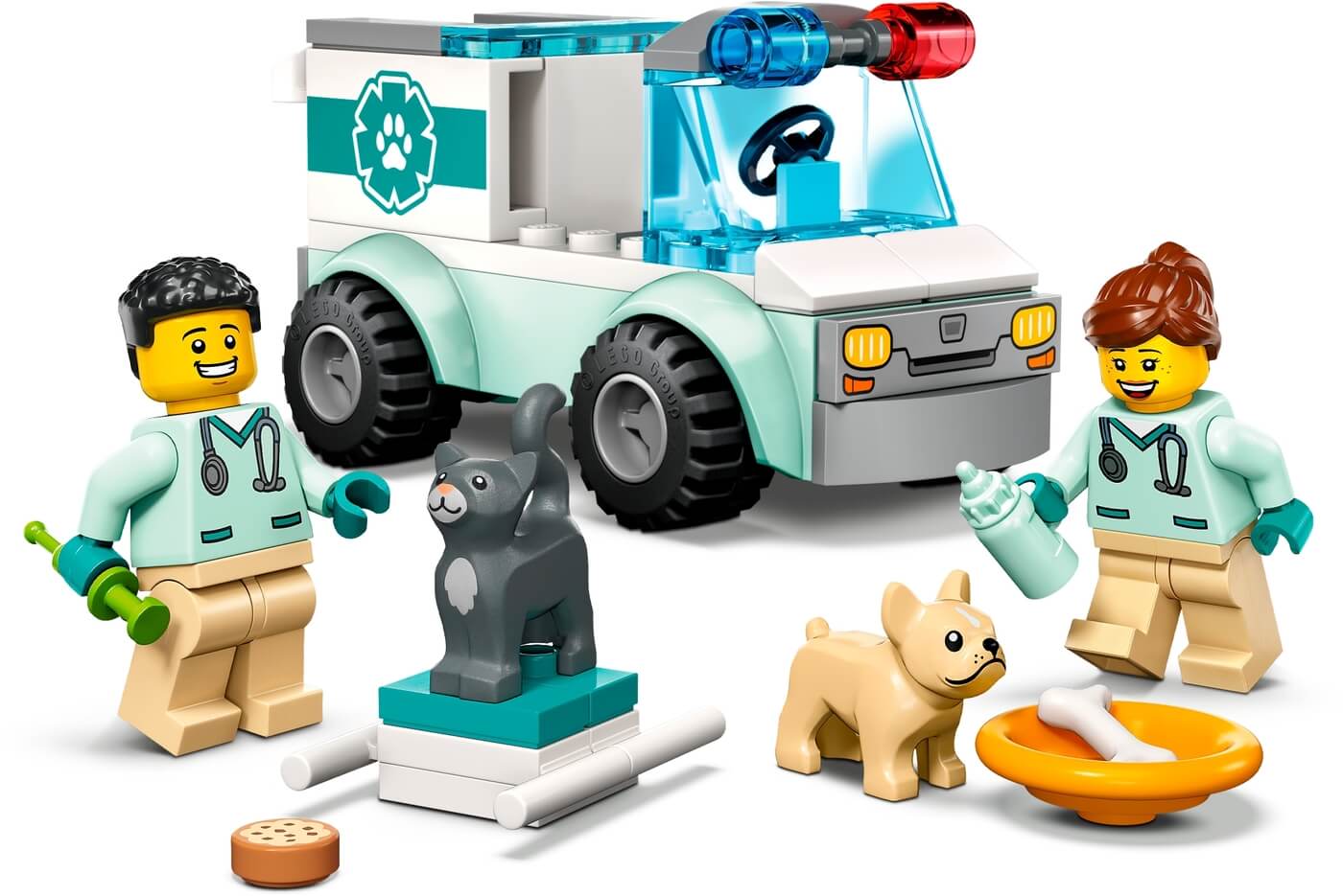 Furgoneta Vetarinaria de Rescate ( Lego 60382 ) imagen b