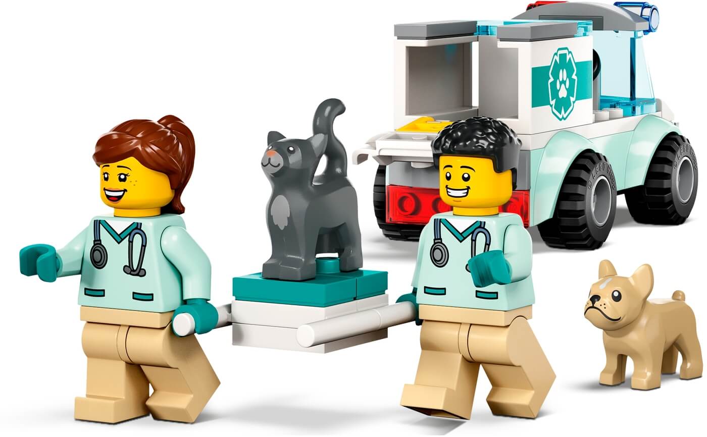 Furgoneta Vetarinaria de Rescate ( Lego 60382 ) imagen c