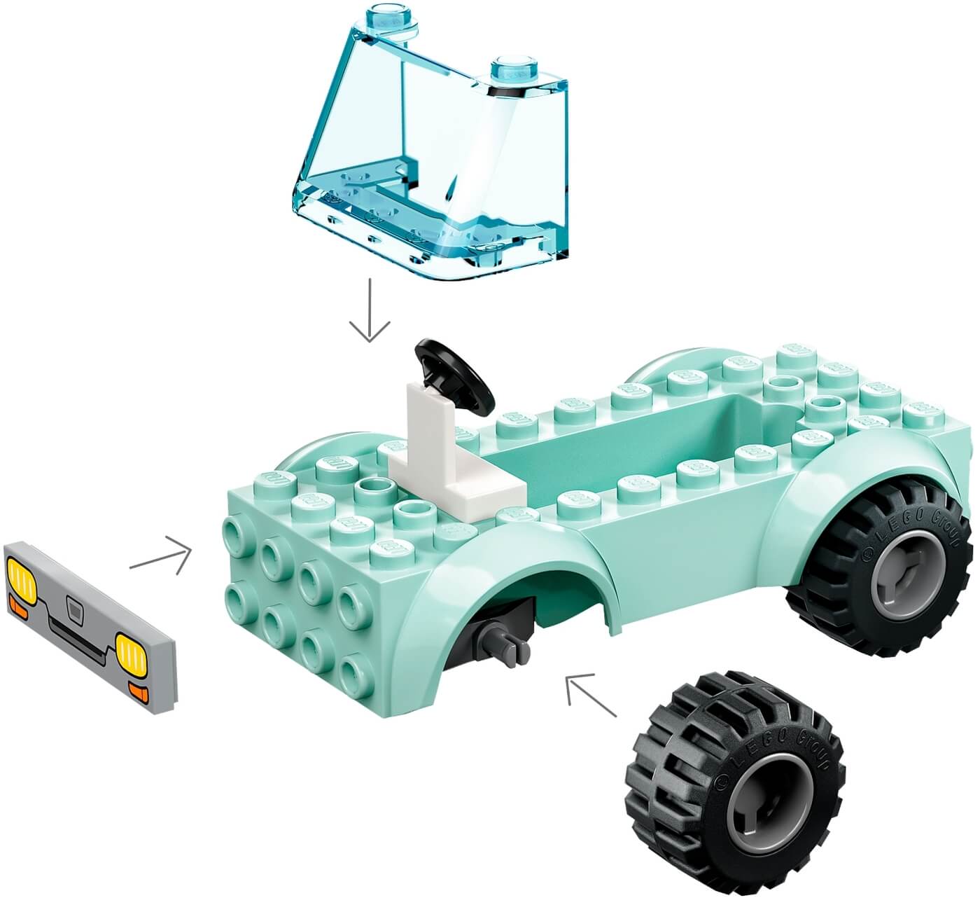 Furgoneta Vetarinaria de Rescate ( Lego 60382 ) imagen d