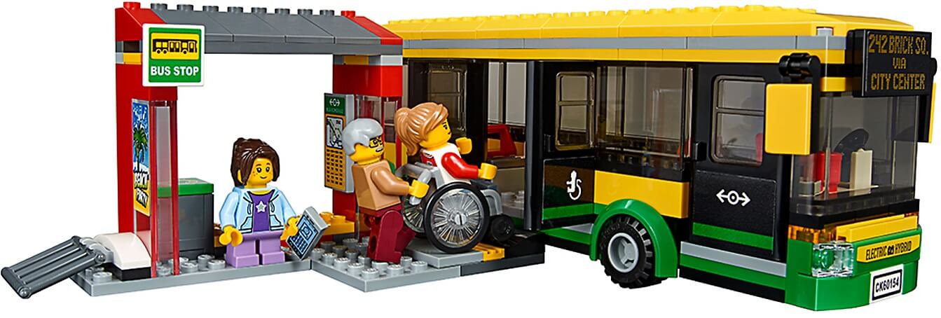 Lego Estacion de autobuses Lego 60154 Juguetes Juguetodo