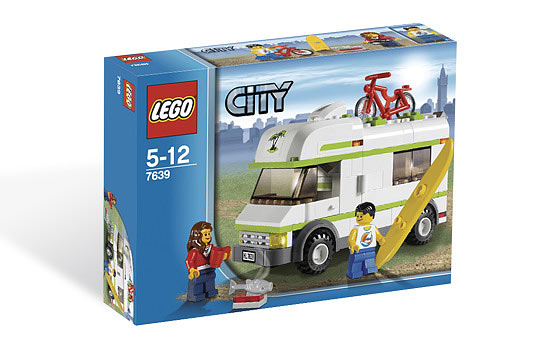 Caravana con bici y tabla surf ( Lego 7639 ) imagen e