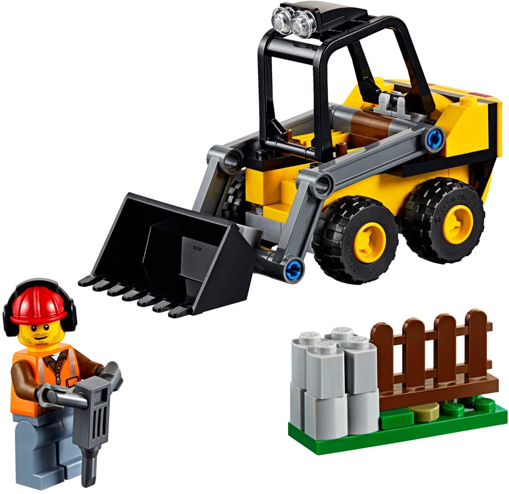 Retrocargadora construcción ( Lego 60219 ) imagen a