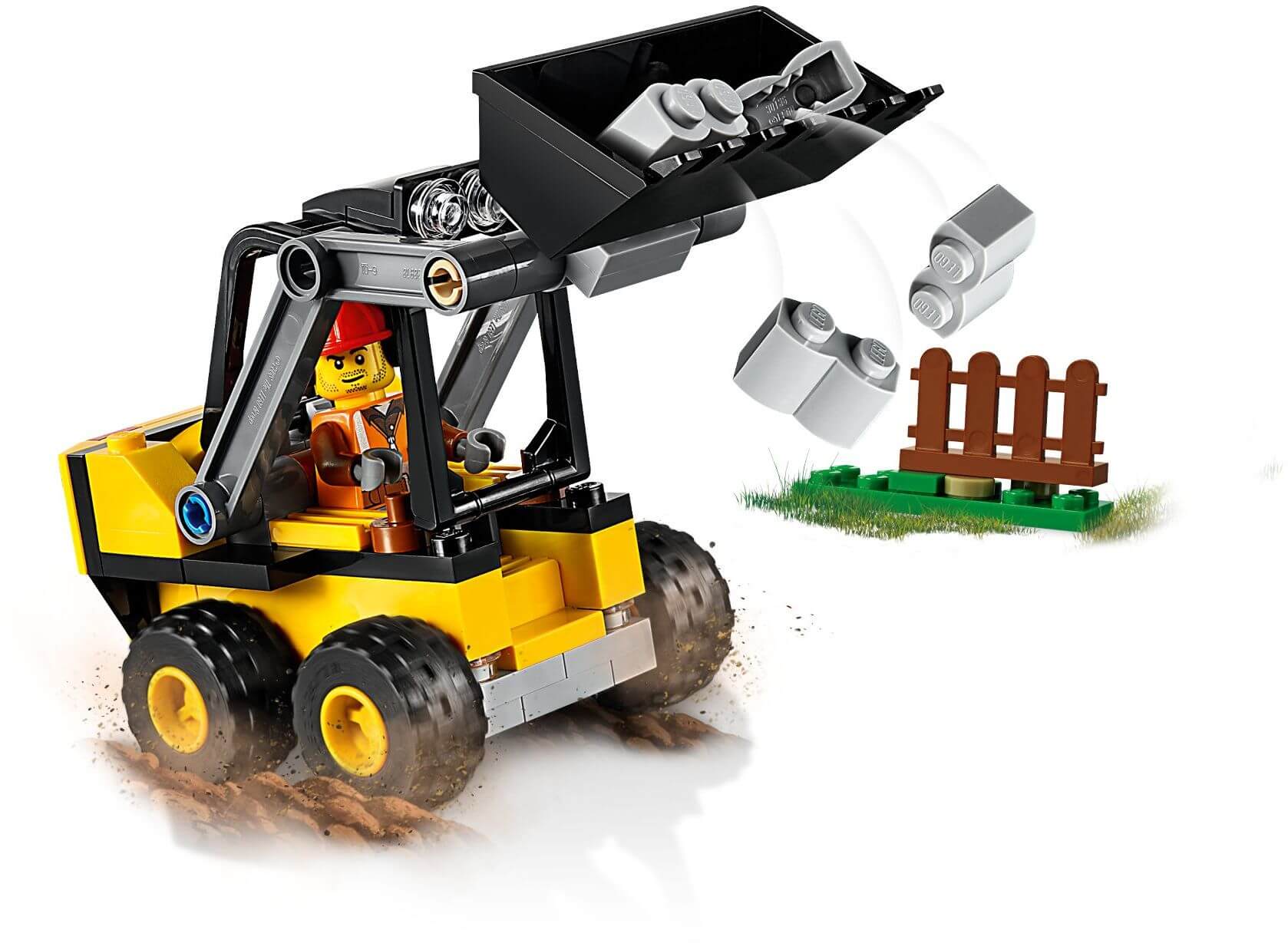 Retrocargadora construcción ( Lego 60219 ) imagen b