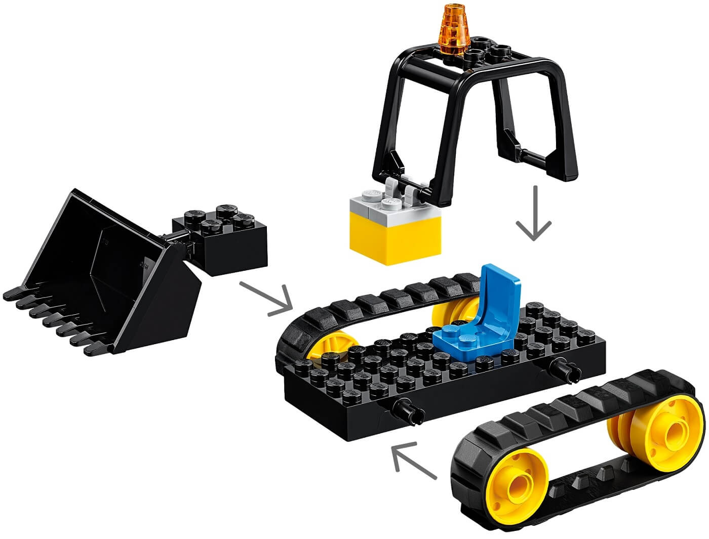 Buldocer de Construccion ( Lego 60252 ) imagen b