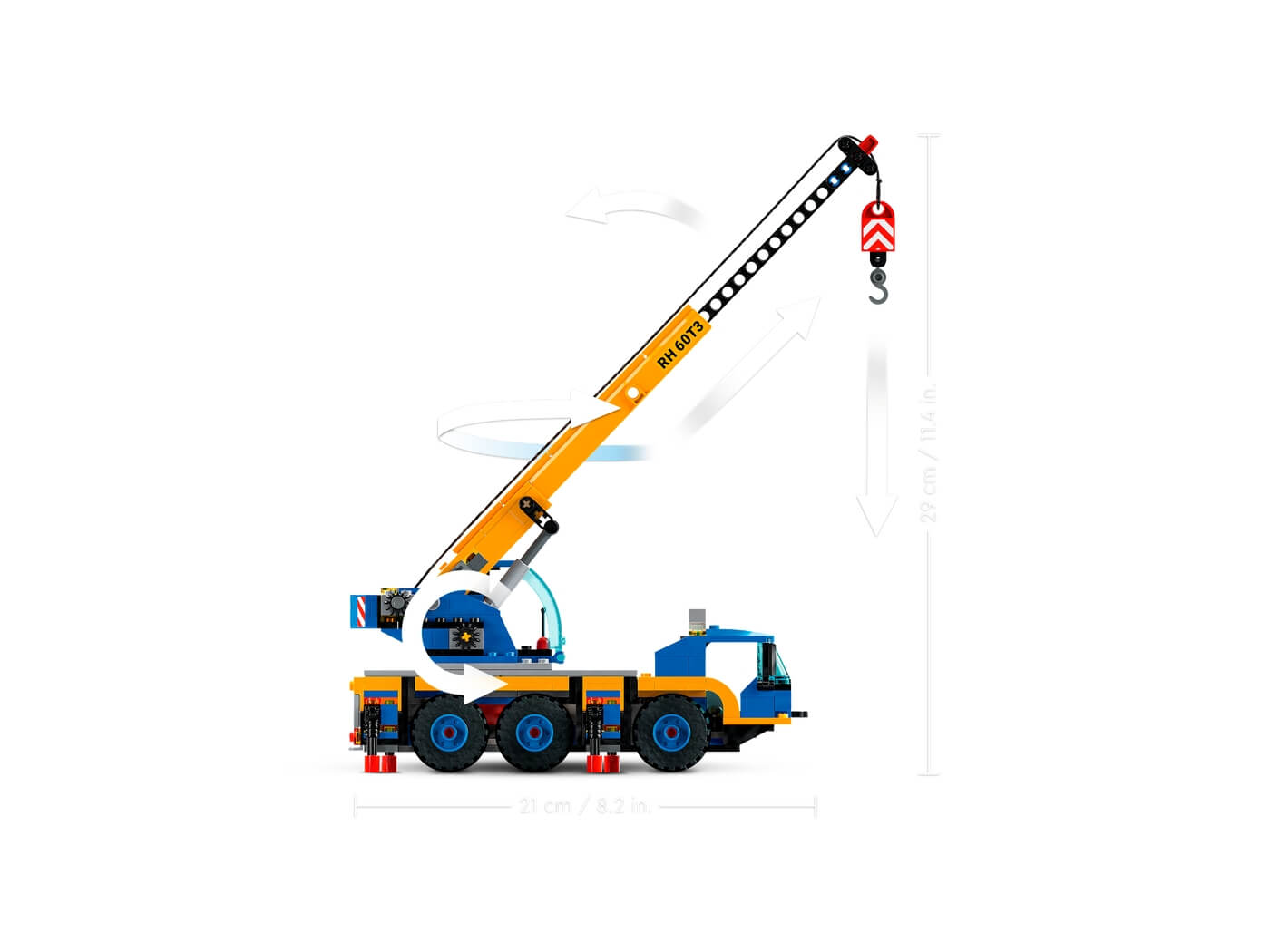 Camion Grua Movil ( Lego 60324 ) imagen d