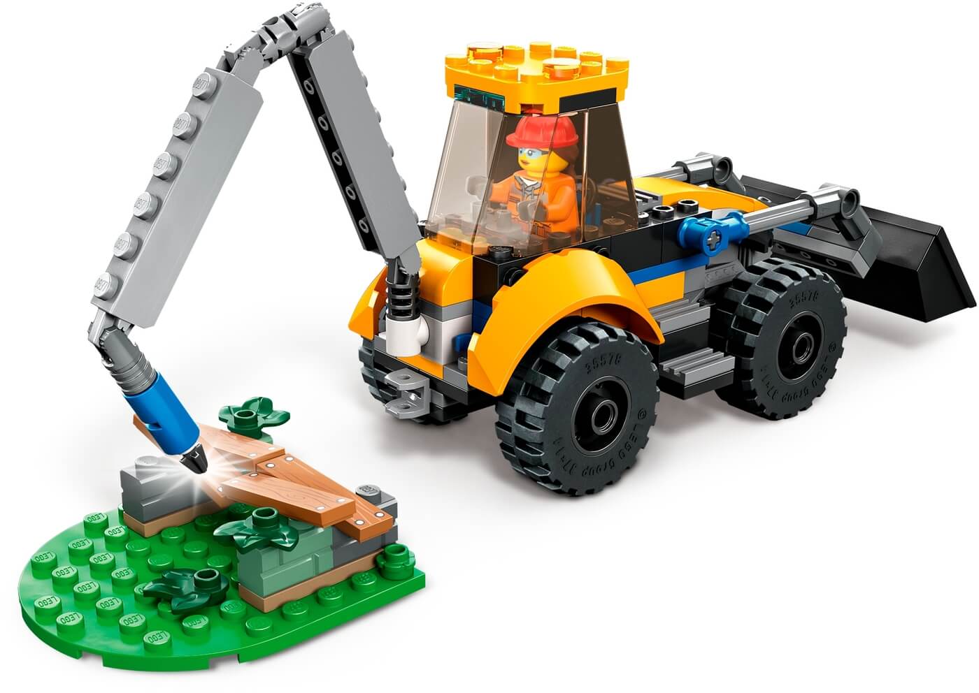 Excavadora Obra ( Lego 60385 ) imagen d
