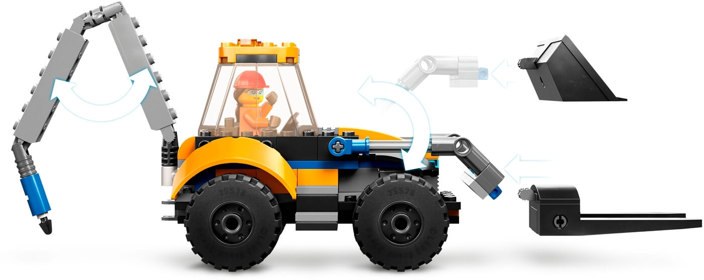 Excavadora Obra ( Lego 60385 ) imagen e