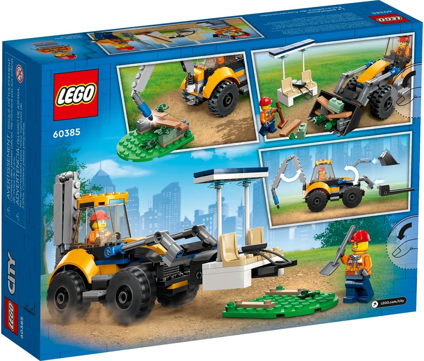 Excavadora Obra ( Lego 60385 ) imagen g