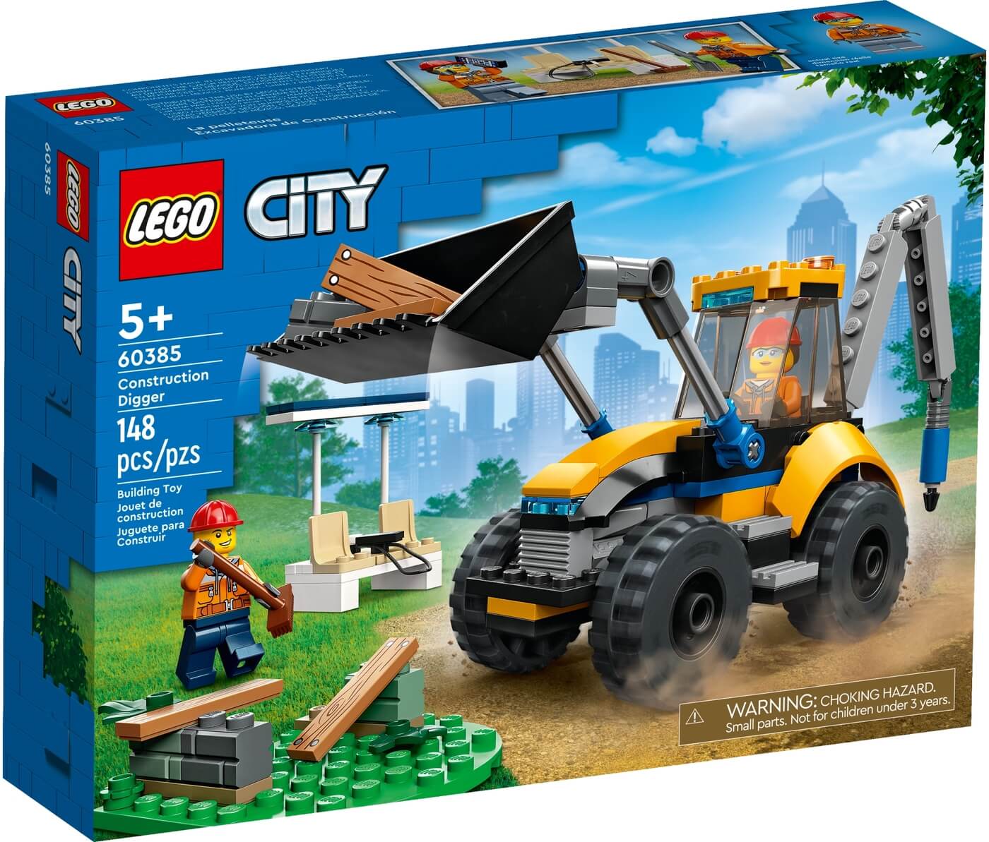 Excavadora Obra ( Lego 60385 ) imagen h