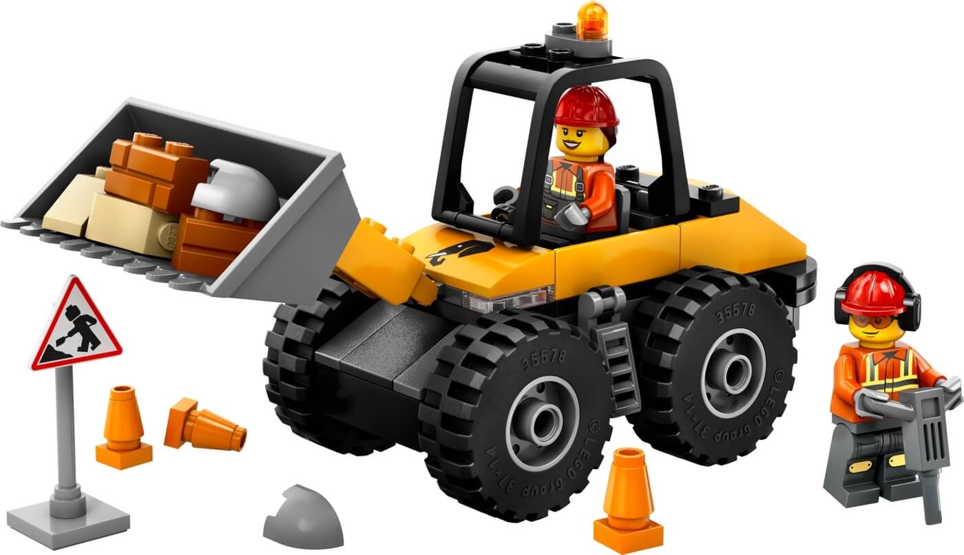 Cargadora con Ruedas Amarilla ( Lego 60450 ) imagen a