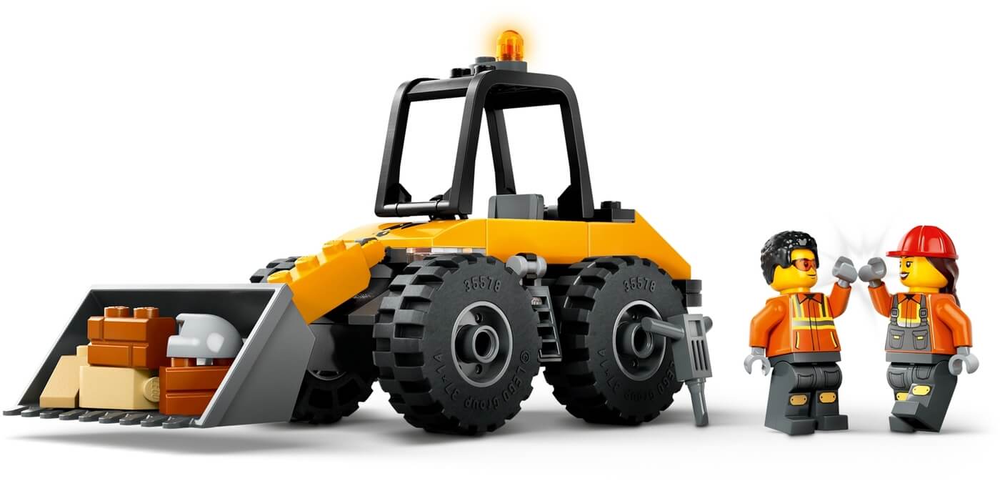 Cargadora con Ruedas Amarilla ( Lego 60450 ) imagen b