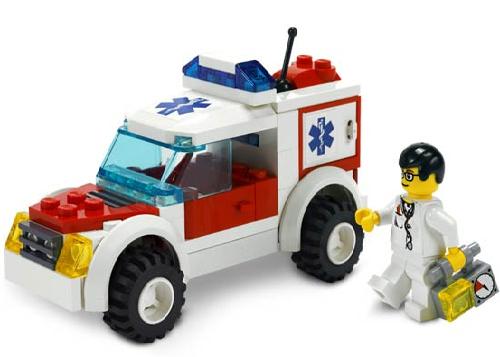 Coche del Médico ( Lego 7902 ) imagen a
