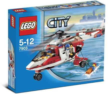 Helicóptero de Rescate en altamar ( Lego 7903 ) imagen b
