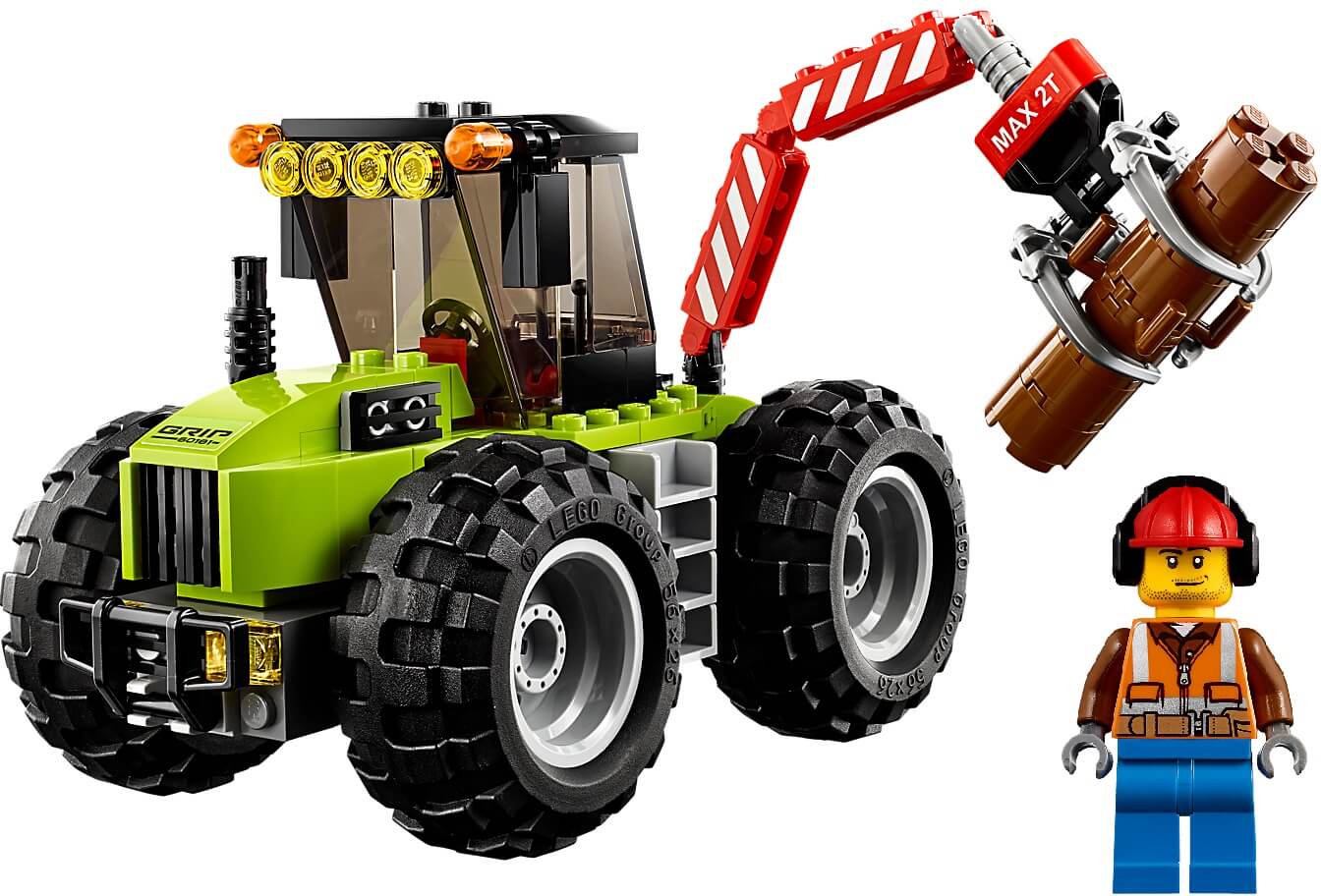 Tractor forestal ( Lego 60181 ) imagen b