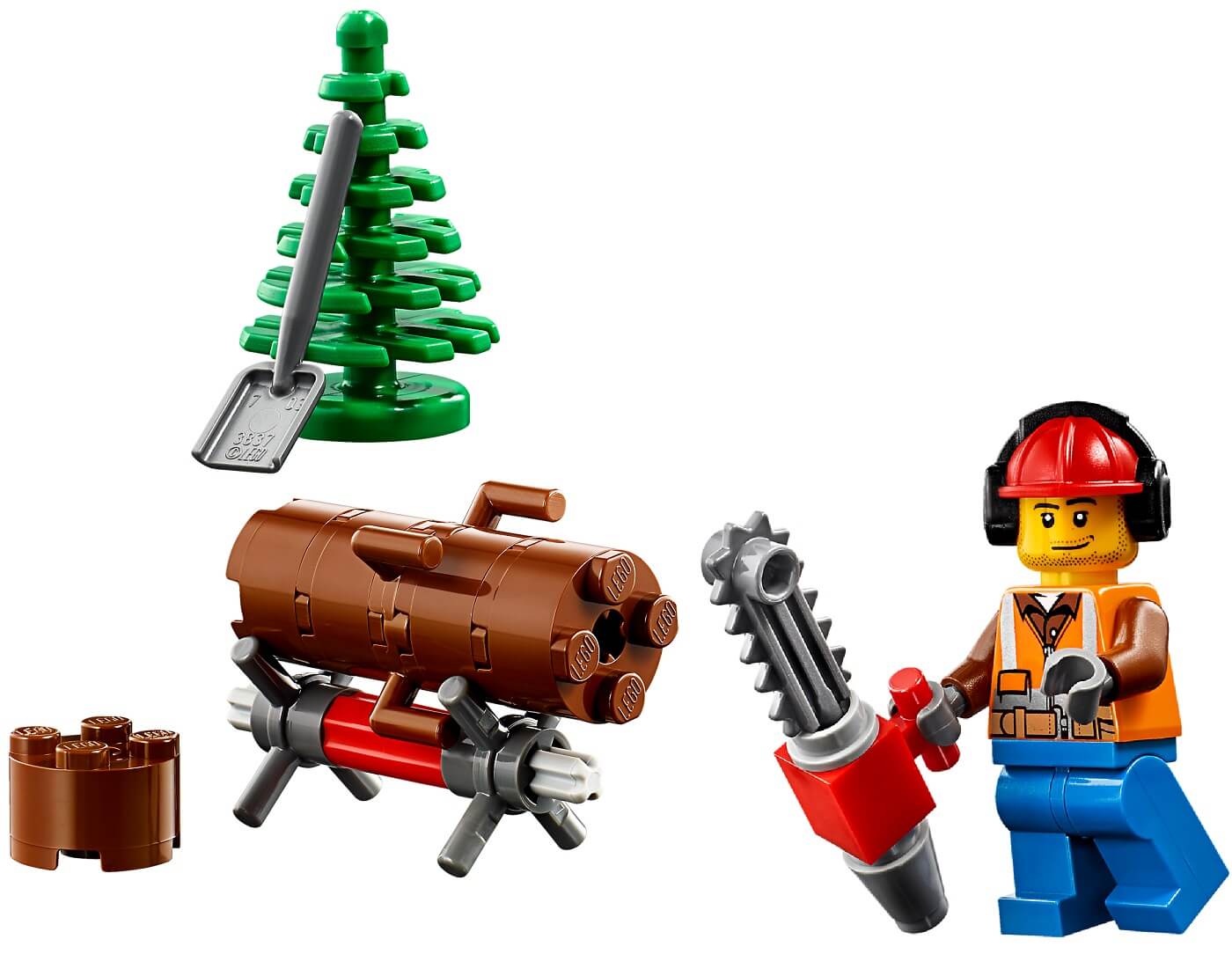 Tractor forestal ( Lego 60181 ) imagen d