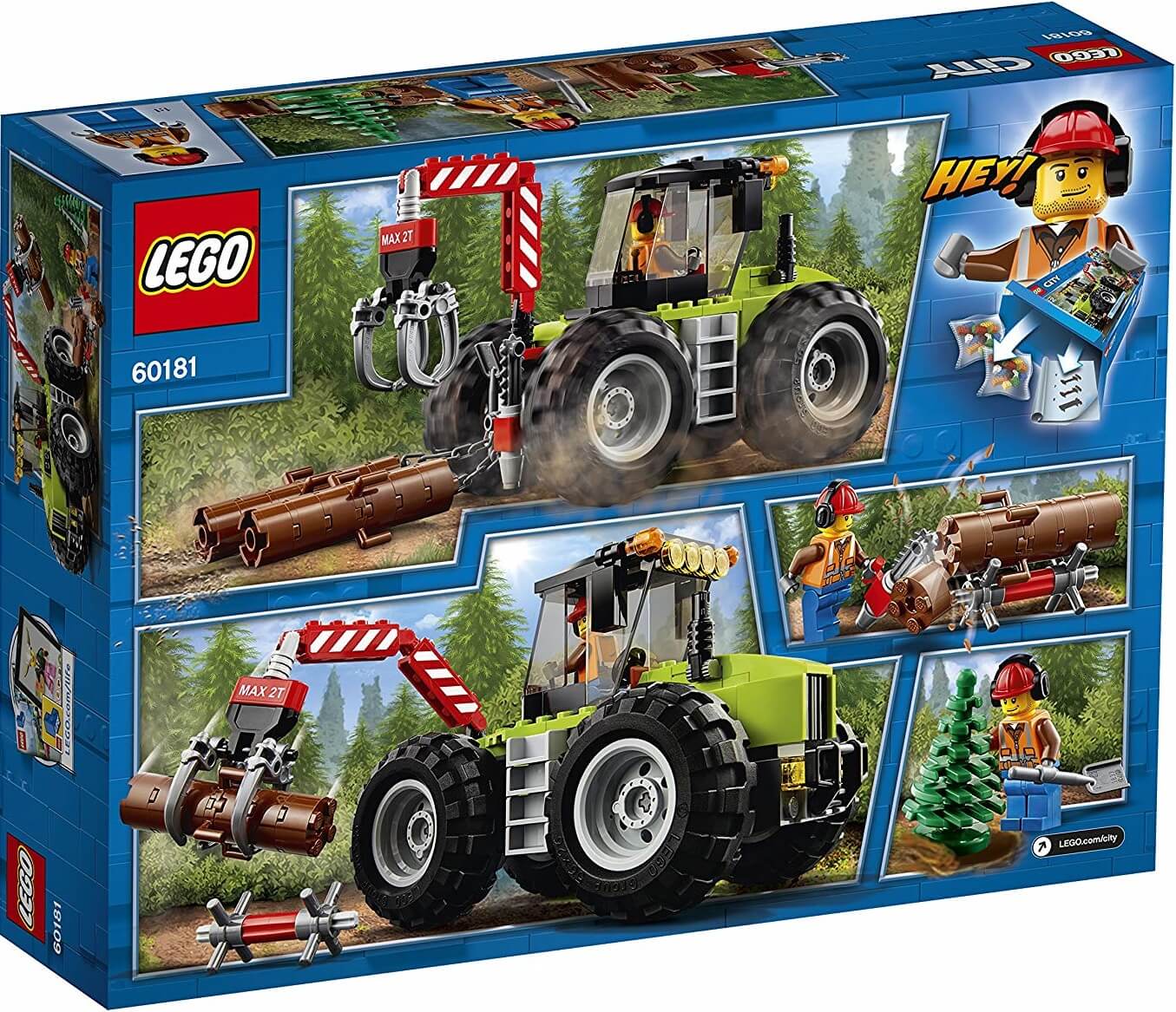 Tractor forestal ( Lego 60181 ) imagen e