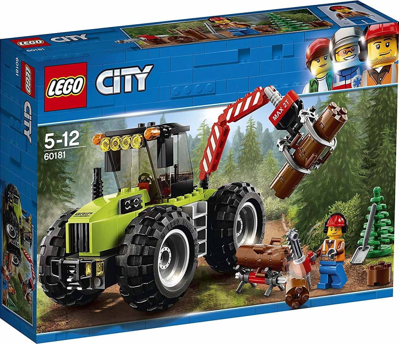Tractor forestal ( Lego 60181 ) imagen f