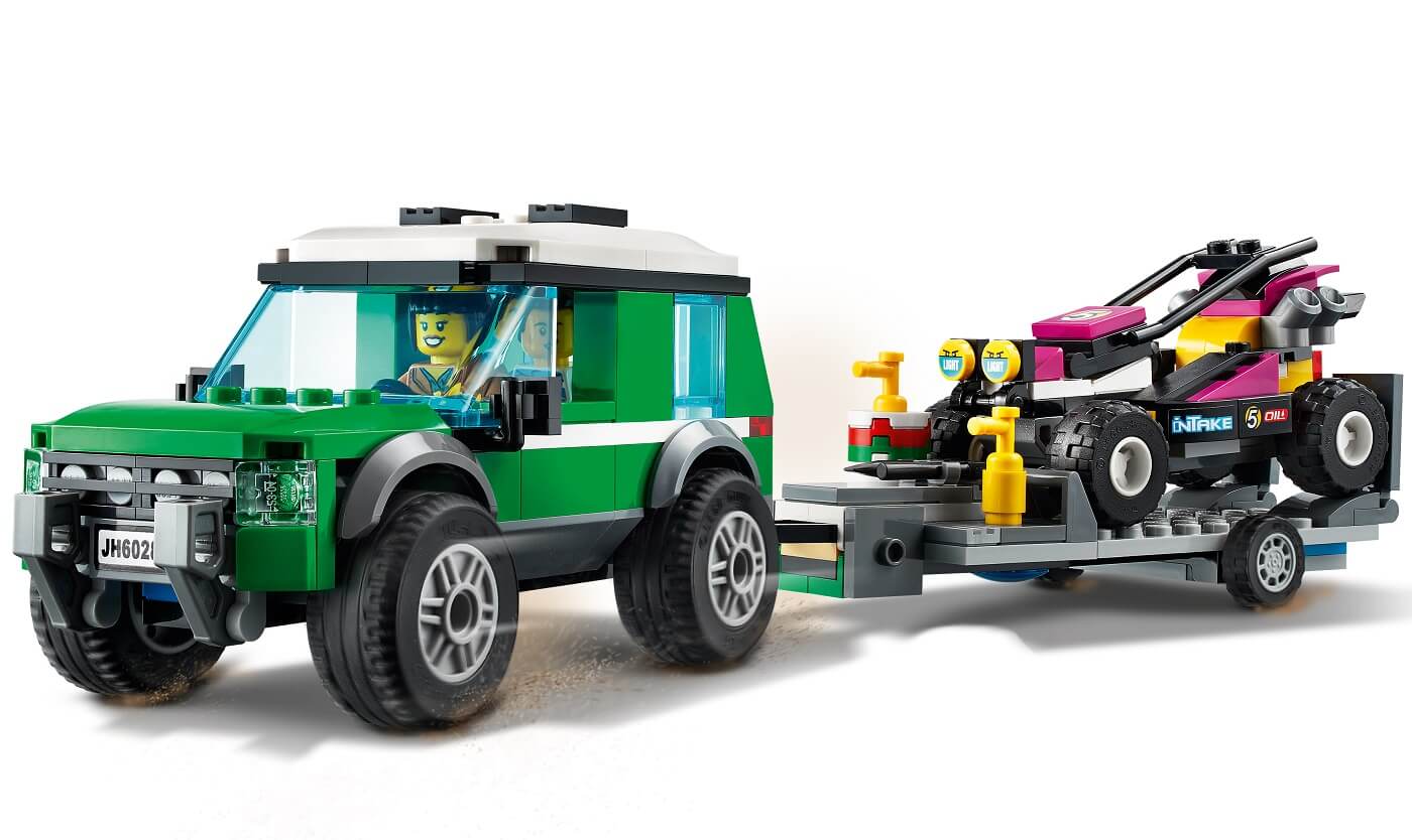 Furgoneta Transporte Buggy Carreras ( Lego 60288 ) imagen d