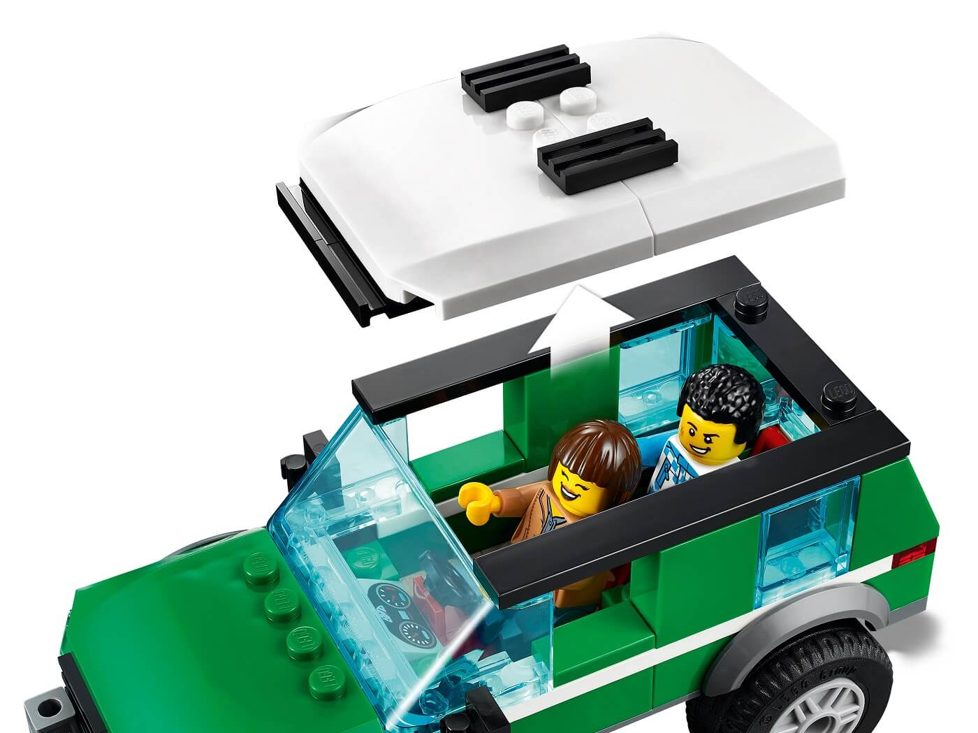 Furgoneta Transporte Buggy Carreras ( Lego 60288 ) imagen e