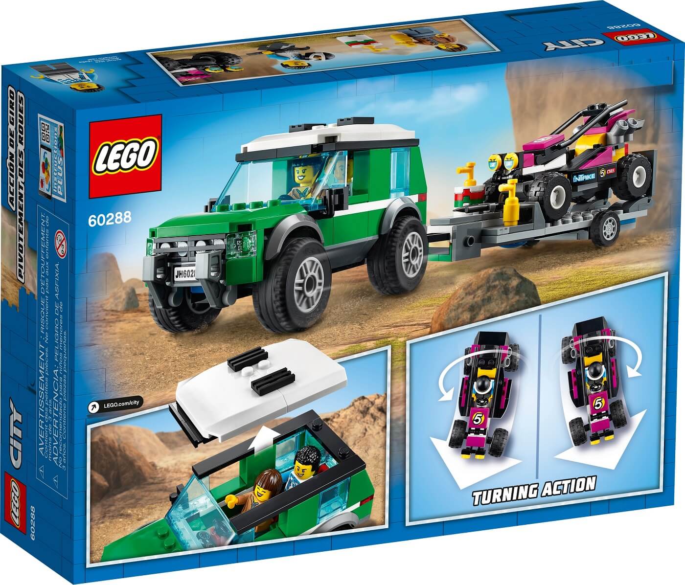 Furgoneta Transporte Buggy Carreras ( Lego 60288 ) imagen g