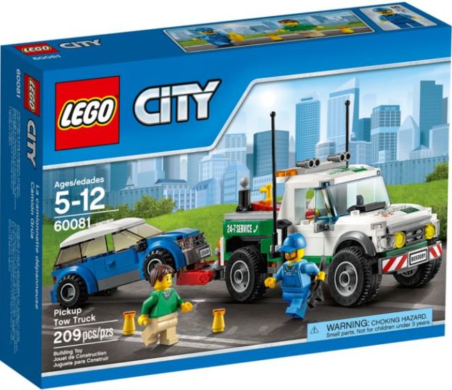 Camión Grúa y vehículo ( Lego 60081 ) imagen b