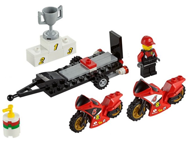 Transporte de la Moto de Carreras ( Lego 60084 ) imagen e