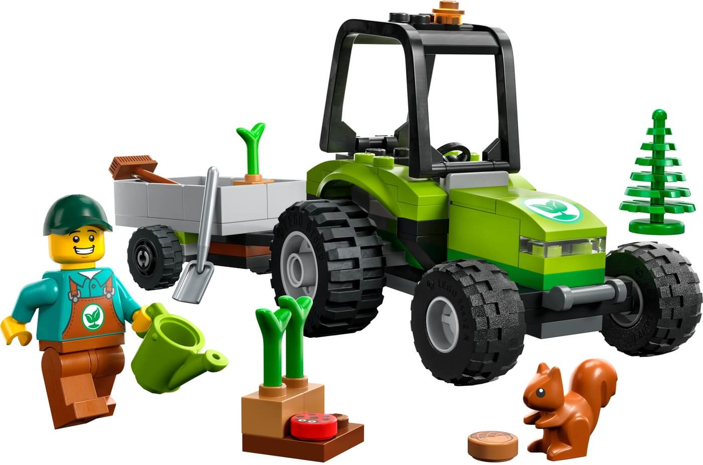 Tractor Forestal Ligero ( Lego 60390 ) imagen a
