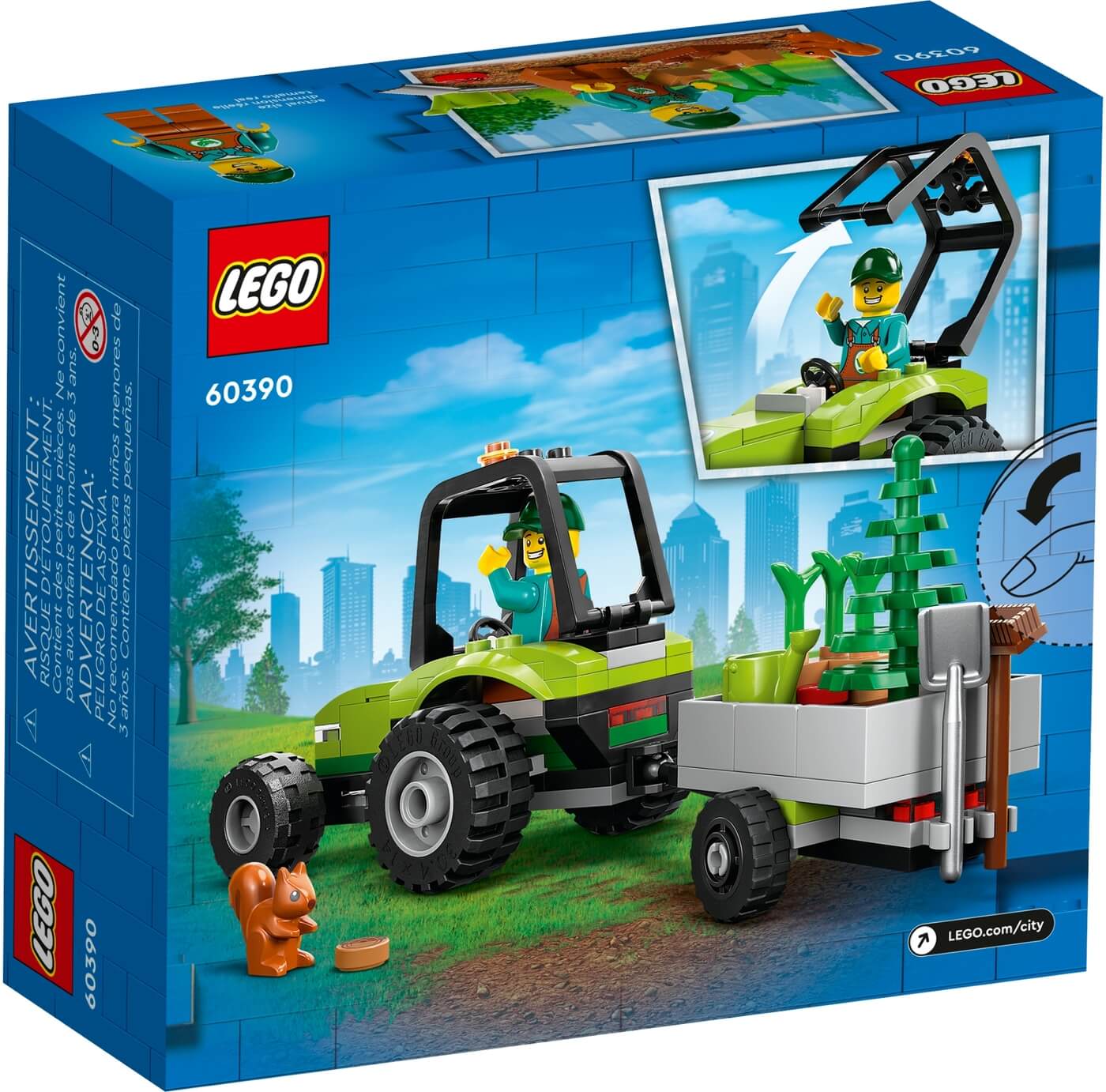 Tractor Forestal Ligero ( Lego 60390 ) imagen e