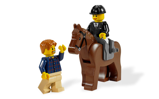 4x4 con Remolque para Caballos ( Lego 7635 ) imagen b