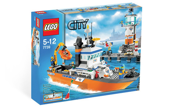 Barco de Patrulla de Guardacostas y Faro ( Lego 7739 ) imagen f