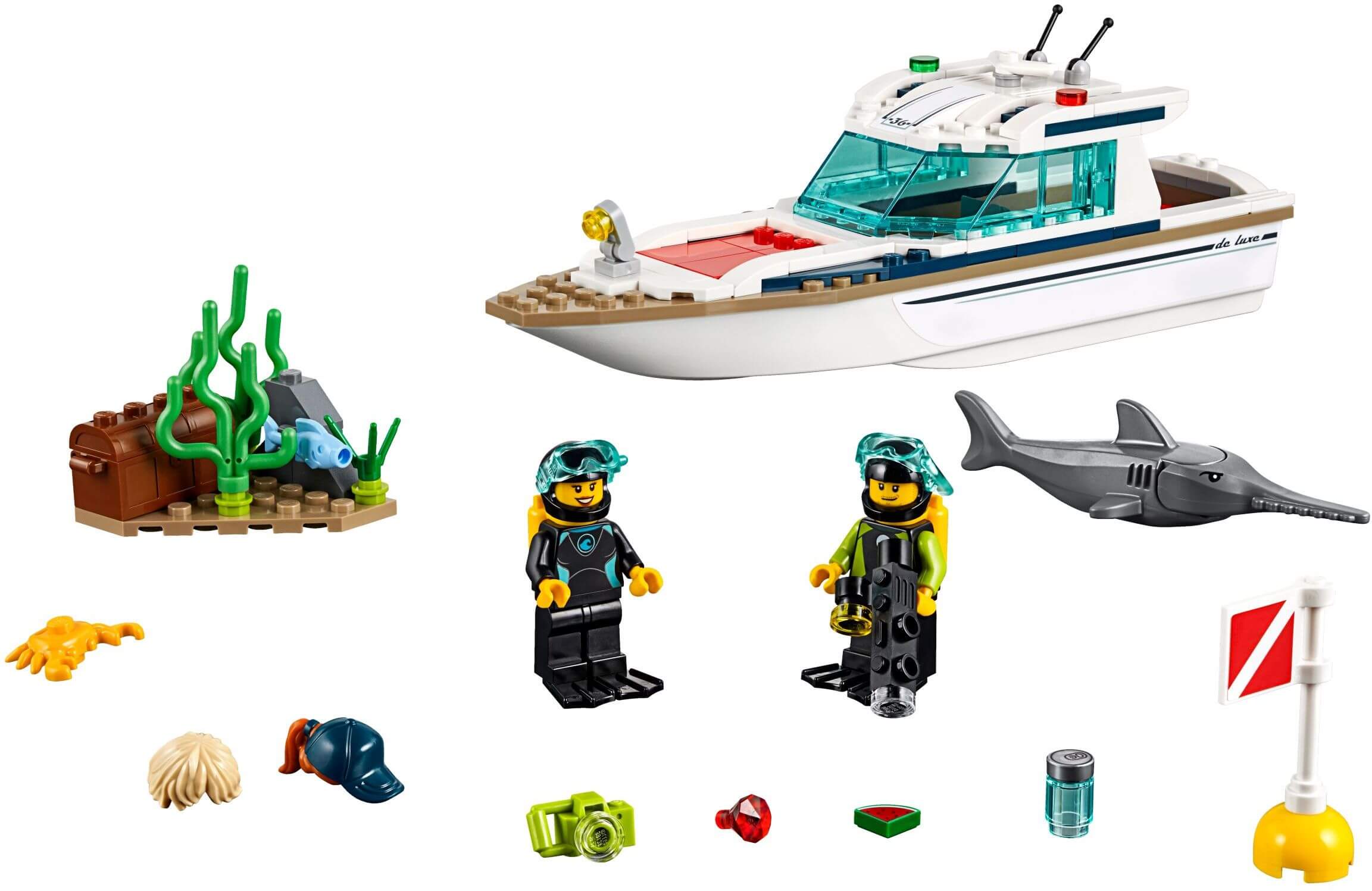 Yate de Buceo ( Lego 60221 ) imagen a