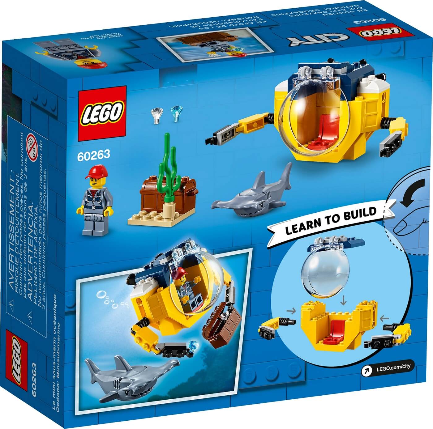 Minisubmarino Oceanico ( Lego 60263 ) imagen d