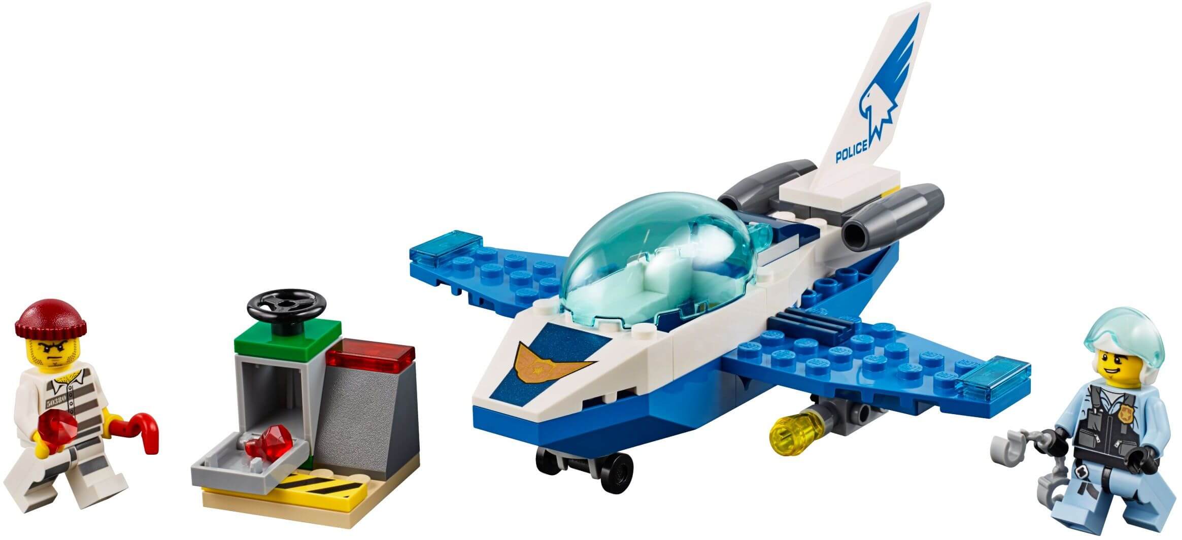 Jet patrulla ( Lego 60206 ) imagen a