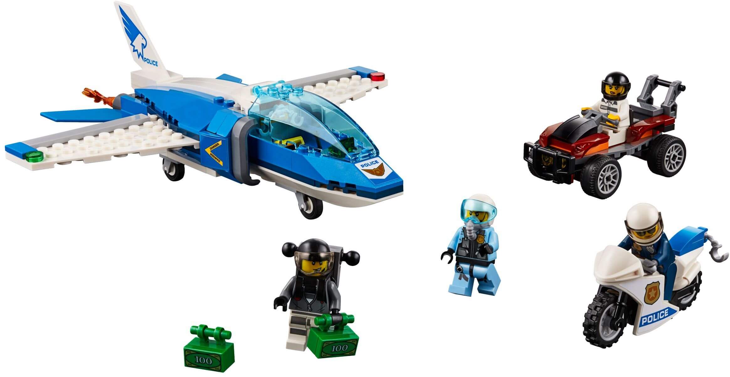 Arresto del ladron paracaidista ( Lego 60208 ) imagen a