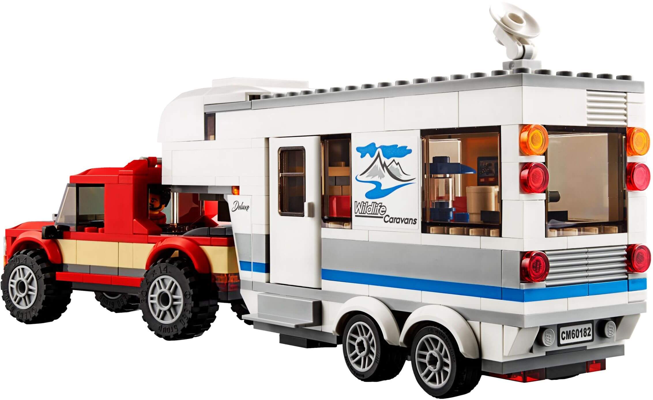 Camioneta y Caravana ( Lego 60182 ) imagen d