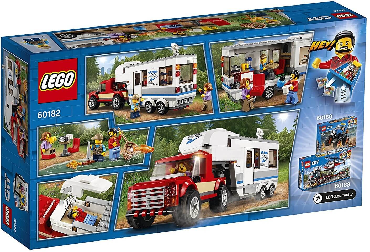 Camioneta y Caravana ( Lego 60182 ) imagen e