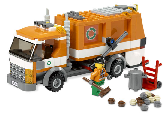 Camión de basura ( Lego 7991 ) imagen a
