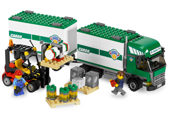 Camión y Carretilla Elevadora ( Lego 7733 ) imagen a