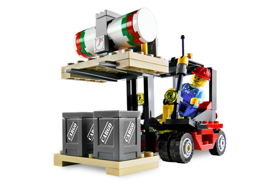 Camión y Carretilla Elevadora ( Lego 7733 ) imagen b