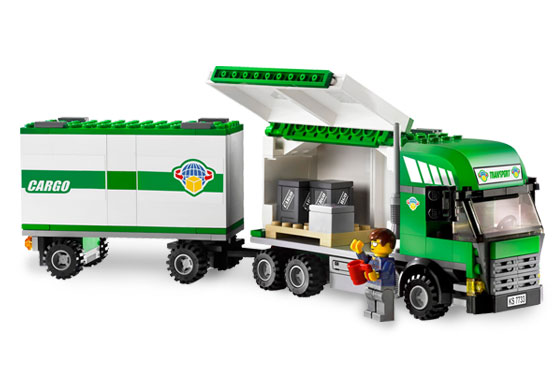 Camión y Carretilla Elevadora ( Lego 7733 ) imagen c