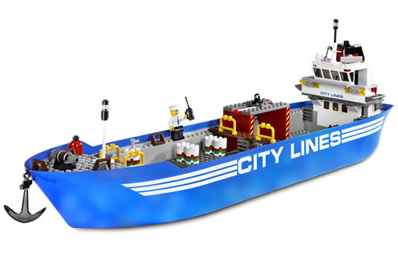 Estación portuaria de Lego City ( Lego 7994 ) imagen b