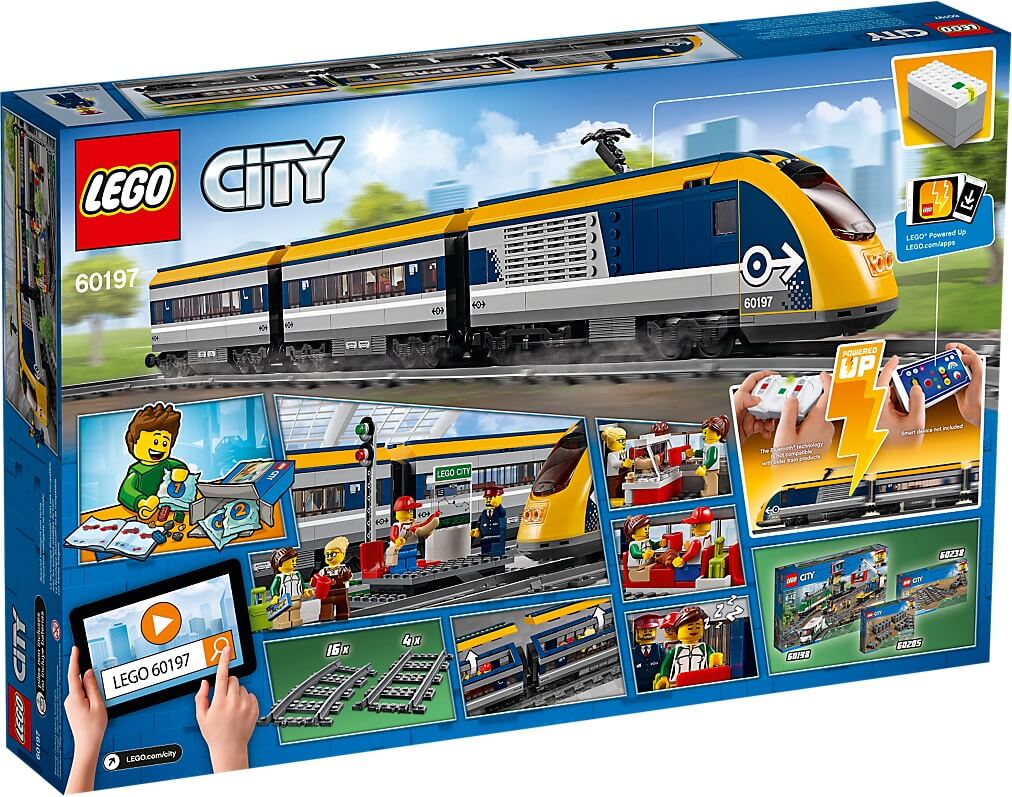 Tren de pasajeros Powered Up ( Lego 60197 ) imagen b