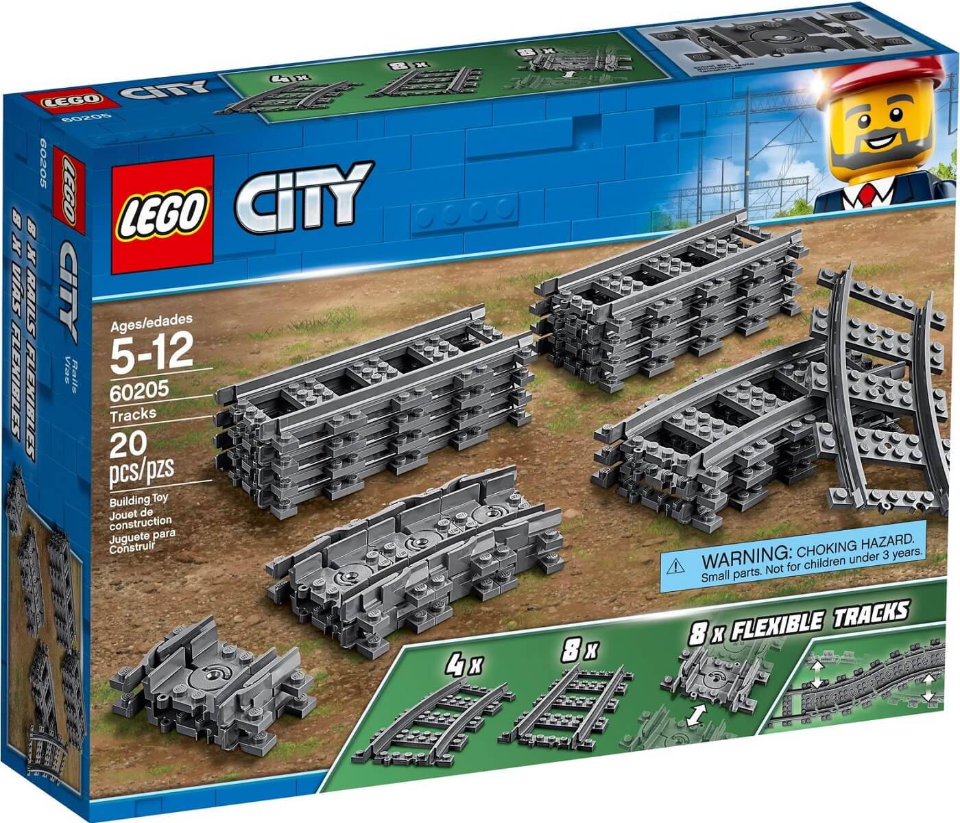 Vías ( Lego 60205 ) imagen d